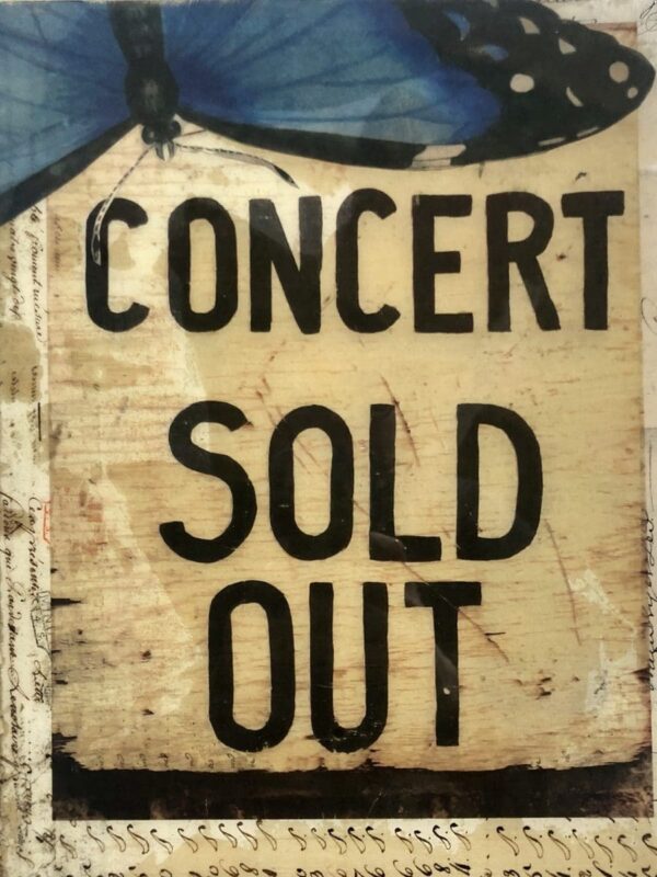 Concert Sold Out scaled Tracy Casagrande Clancy Encaustic Mixed Media