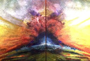 Duality of Evolution 2 Tracy Casagrande Clancy Encaustic Mixed Media
