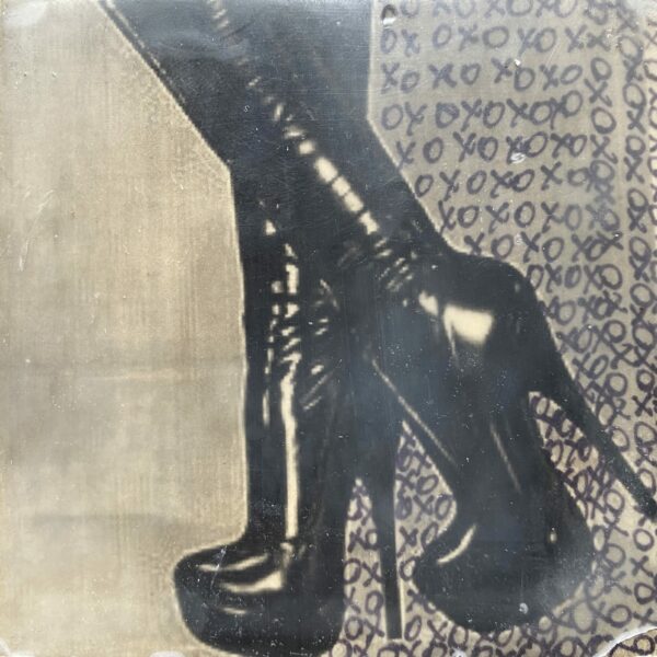 The Boots scaled Tracy Casagrande Clancy Encaustic Mixed Media