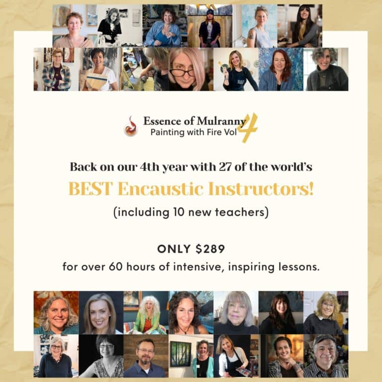 PWF 4 Promo Pic Tracy Casagrande Clancy | Encaustic Mixed Media Encaustic Artist - Pendleton Art Center Cincinnati